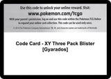 Code Card - XY Three Pack Blister [Gyarados] - Pokémon