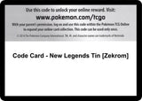 Code Card - New Legends Tin [Zekrom] - Pokémon