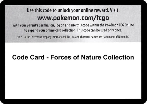 Code Card - Forces of Nature Collection - Pokémon