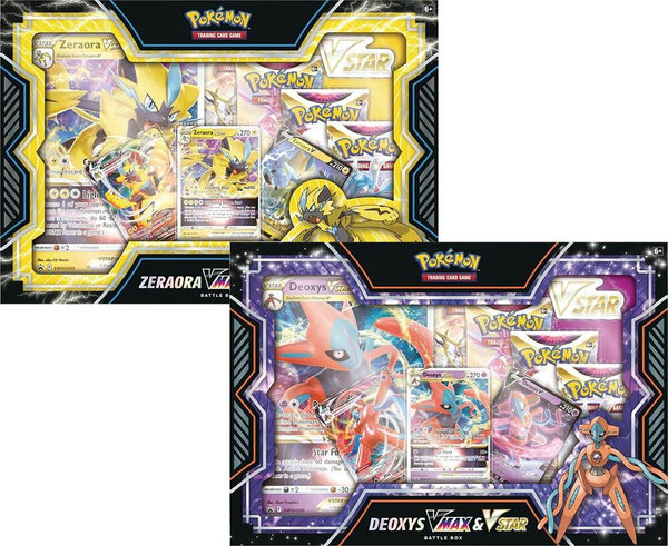 Deoxys/Zeraora VMAX & VSTAR Battle Box [Set of 2] - Pokémon