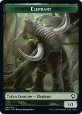 Elephant // Treasure Double-Sided Token - Magic: The Gathering