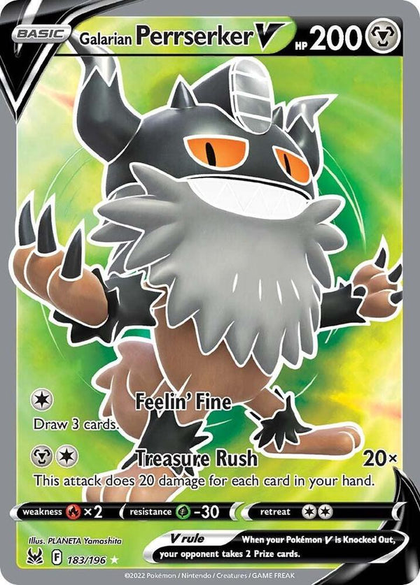 Galarian Perrserker V (Full Art) - Pokémon
