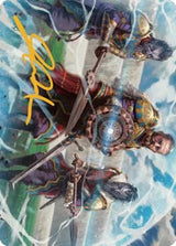 Argivian Phalanx Art Card (Gold-Stamped Signature) - Magic: The Gathering