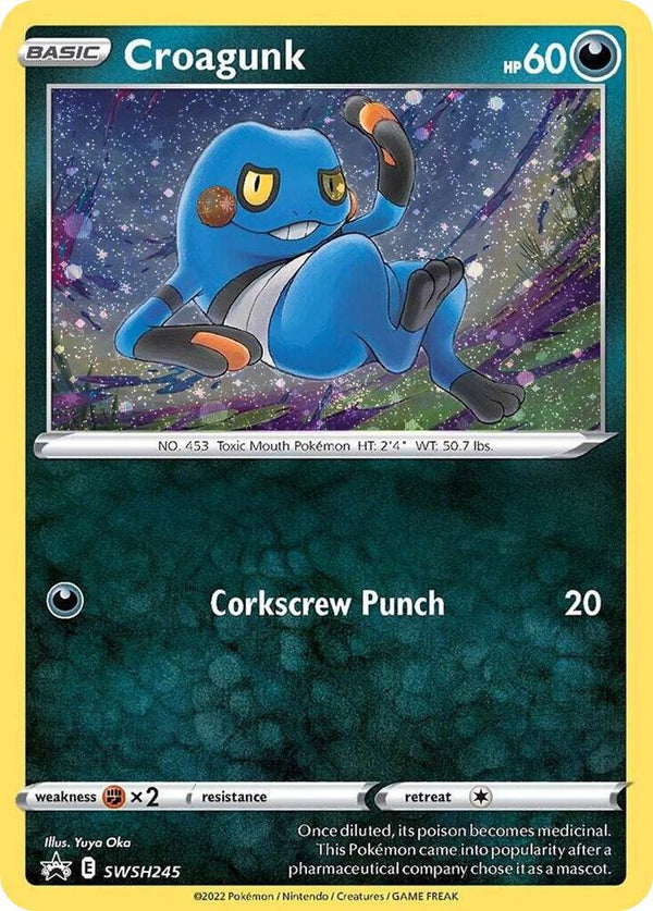 Croagunk - SWSH245 (Cosmos Holo) - Pokémon