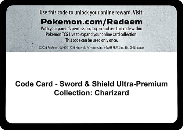 Code Card - Sword & Shield Ultra-Premium Collection: Charizard - Pokémon