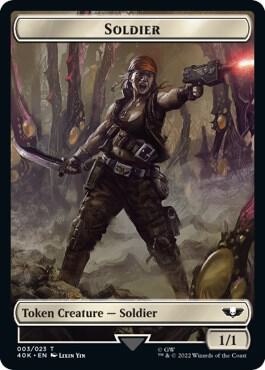 Soldier (003) // Ultramarines Honour Guard Double-Sided Token