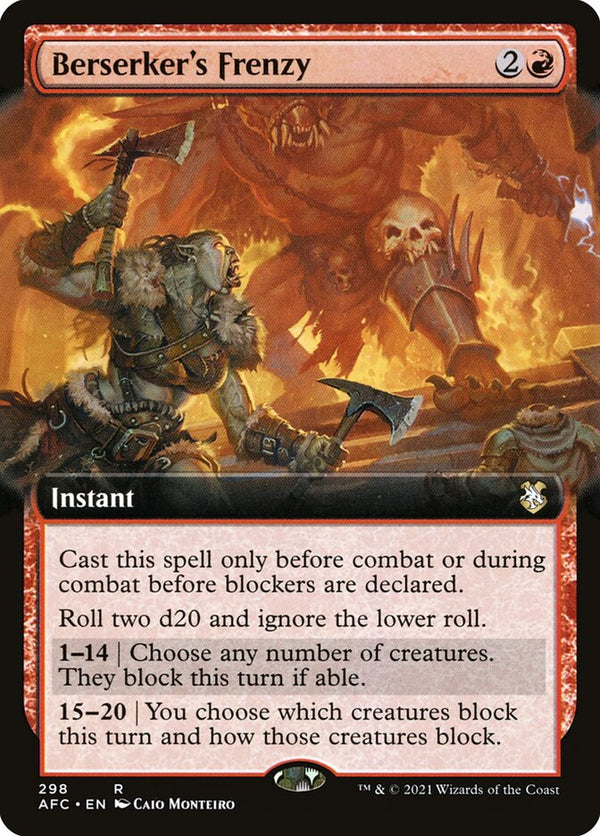 Berserker's Frenzy (Extended Art) - Magic: The Gathering