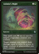 Animist's Might (Foil Etched) - Magic: The Gathering