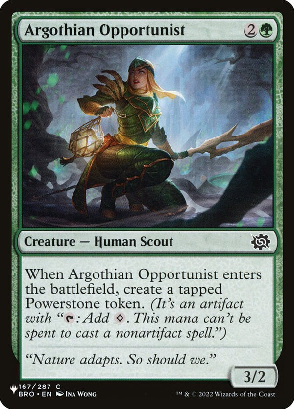 Argothian Opportunist - Magic: The Gathering