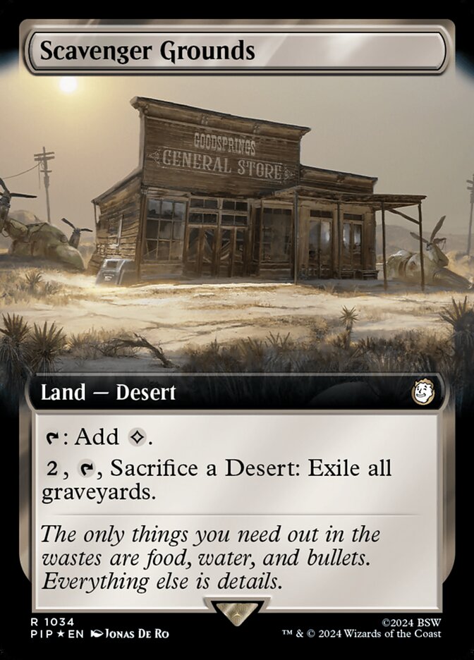 Scavenger Grounds (Extended Art) (Surge Foil)