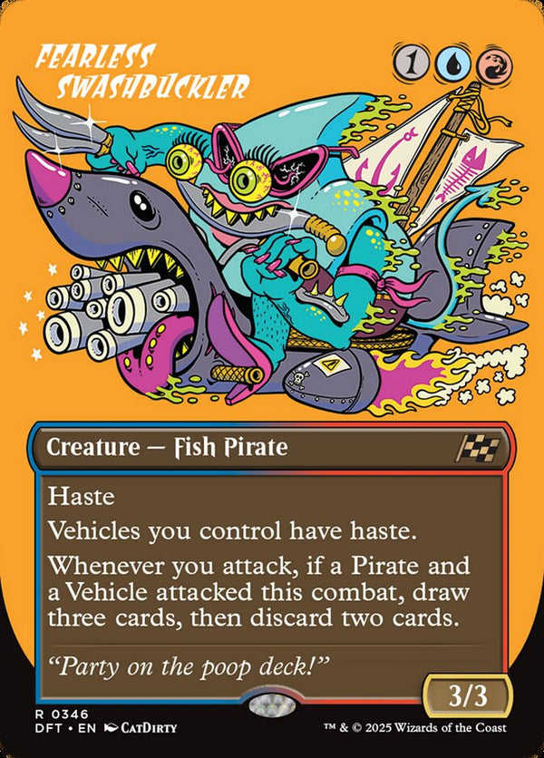 Fearless Swashbuckler (Borderless) - Magic: The Gathering