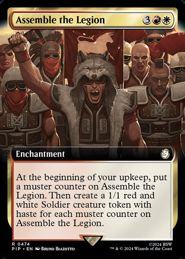 Assemble the Legion (Extended Art) - Magic: The Gathering