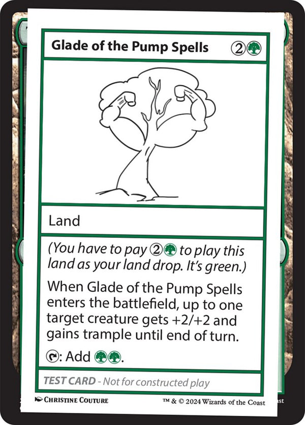 Glade of the Pump Spells - Magic: The Gathering