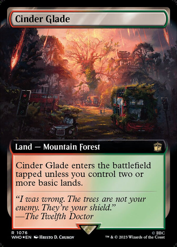 Cinder Glade (Extended Art) (Surge Foil) - Magic: The Gathering