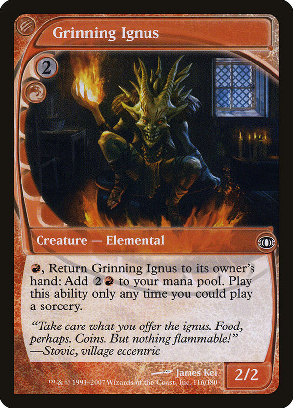 Grinning Ignus - Magic: The Gathering