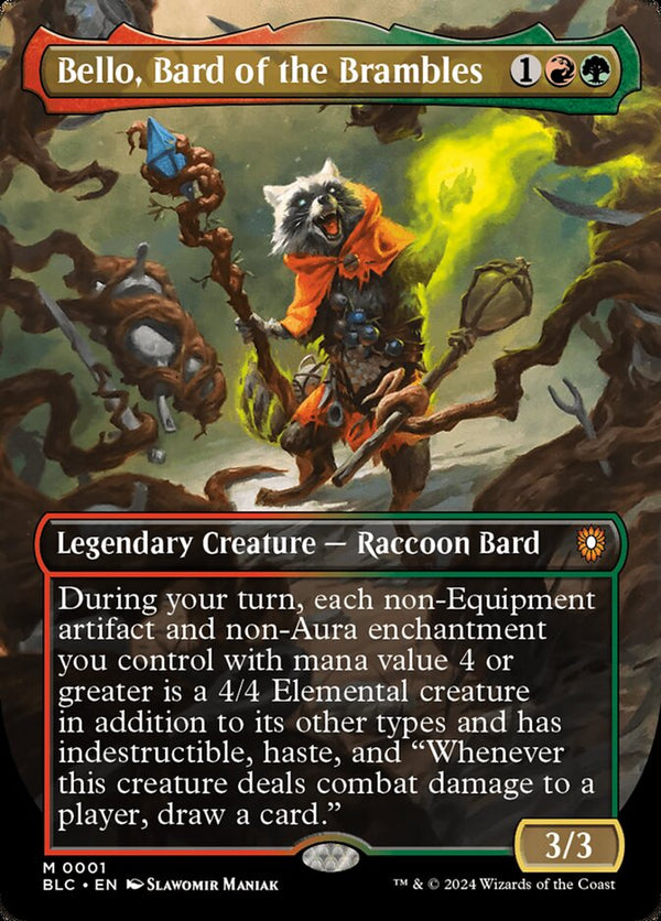 Bello, Bard of the Brambles (Borderless) - Magic: The Gathering