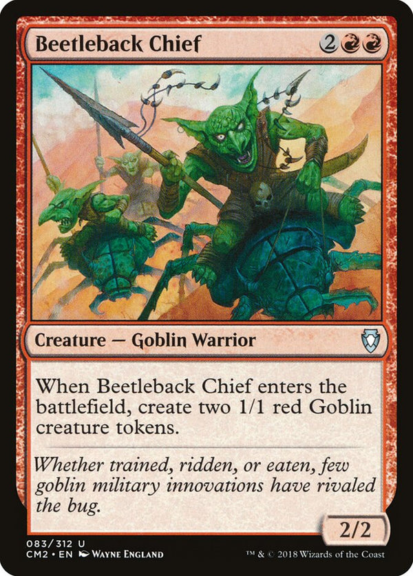 Beetleback Chief - Magic: The Gathering