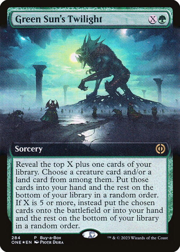 Green Sun's Twilight (Extended Art) - Magic: The Gathering