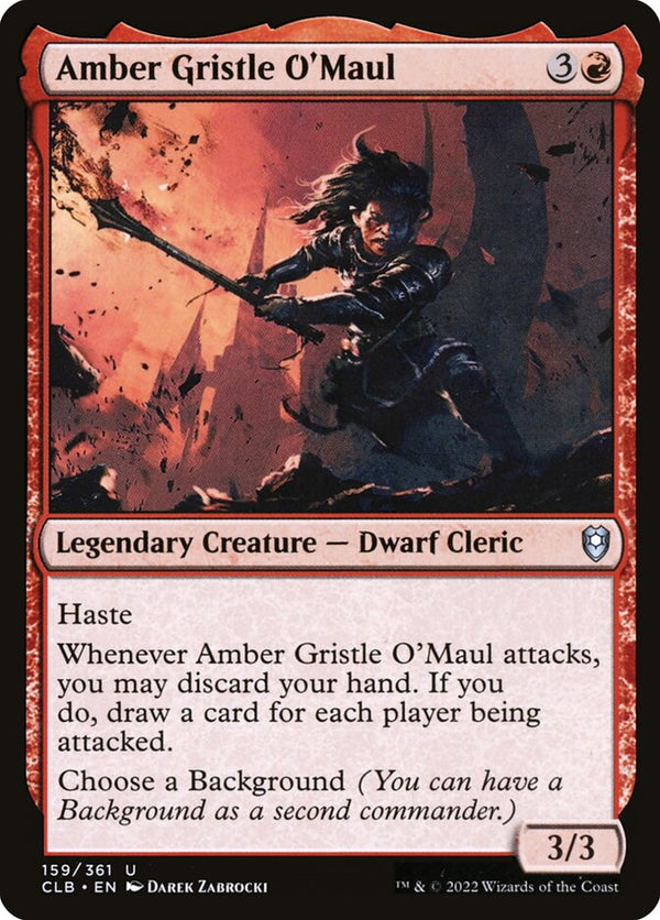Amber Gristle O'Maul - Magic: The Gathering