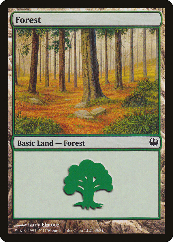 Forest (45) - Magic: The Gathering
