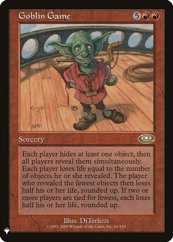 Goblin Game - Magic: The Gathering