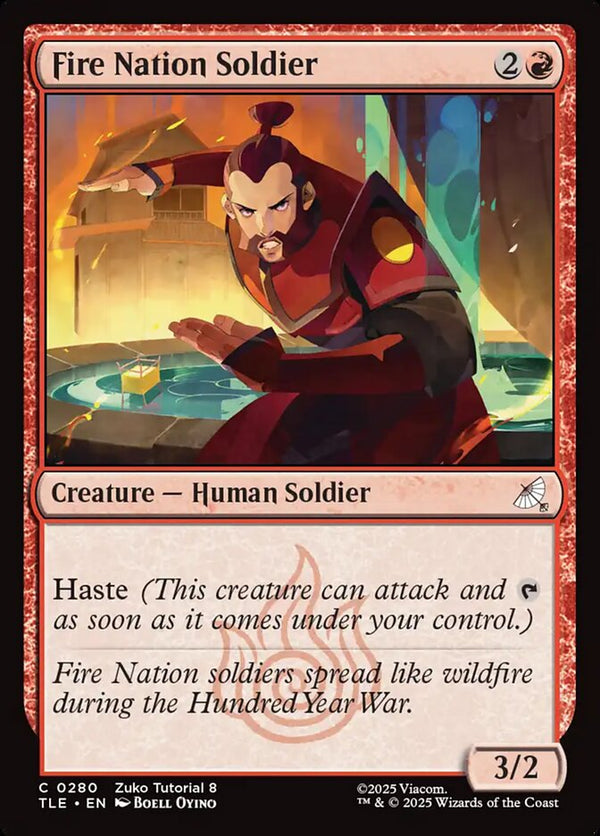 Fire Nation Soldier (0280) - Magic: The Gathering