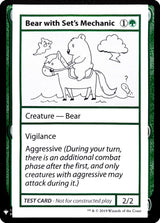 Bear with Set's Mechanic - Magic: The Gathering
