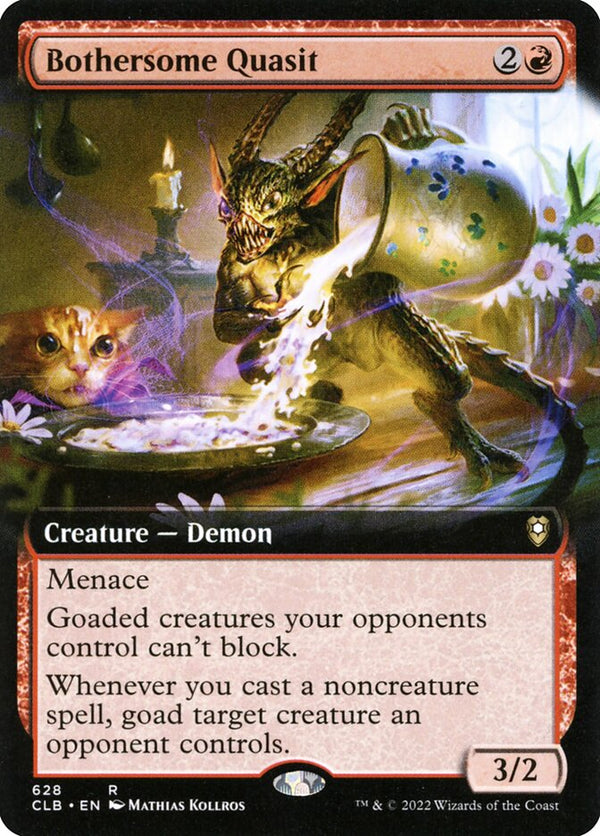 Bothersome Quasit (Extended Art) - Magic: The Gathering