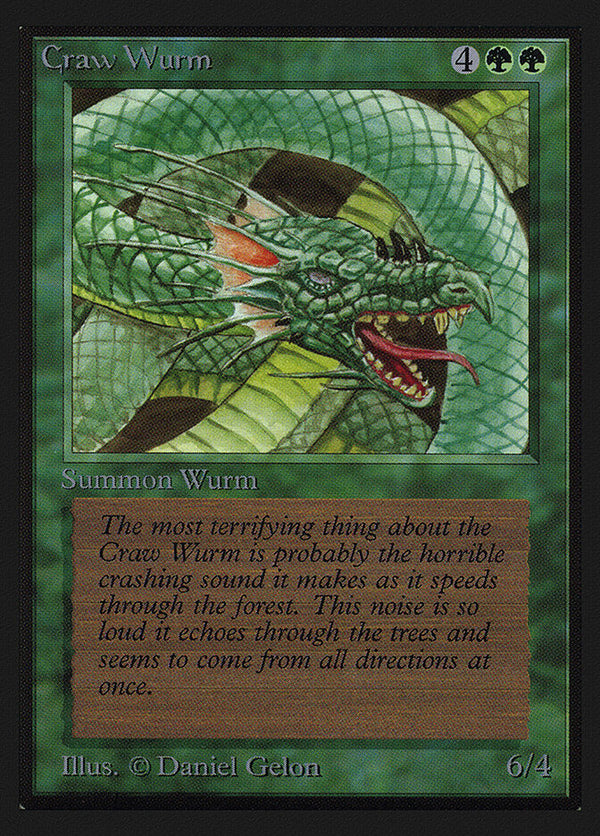 Craw Wurm (CE) - Magic: The Gathering