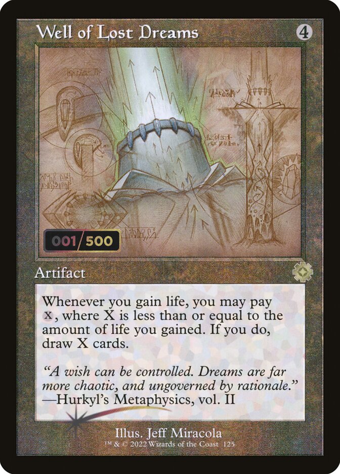 Well of Lost Dreams (Schematic) (Serial Numbered)