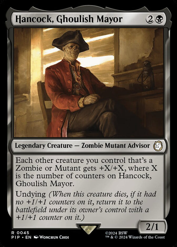 Hancock, Ghoulish Mayor - Magic: The Gathering