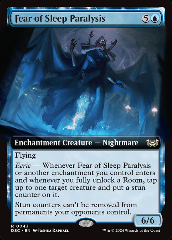 Fear of Sleep Paralysis (Extended Art) - Magic: The Gathering