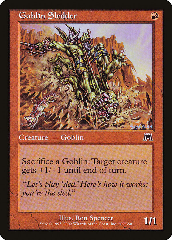 Goblin Sledder - Magic: The Gathering
