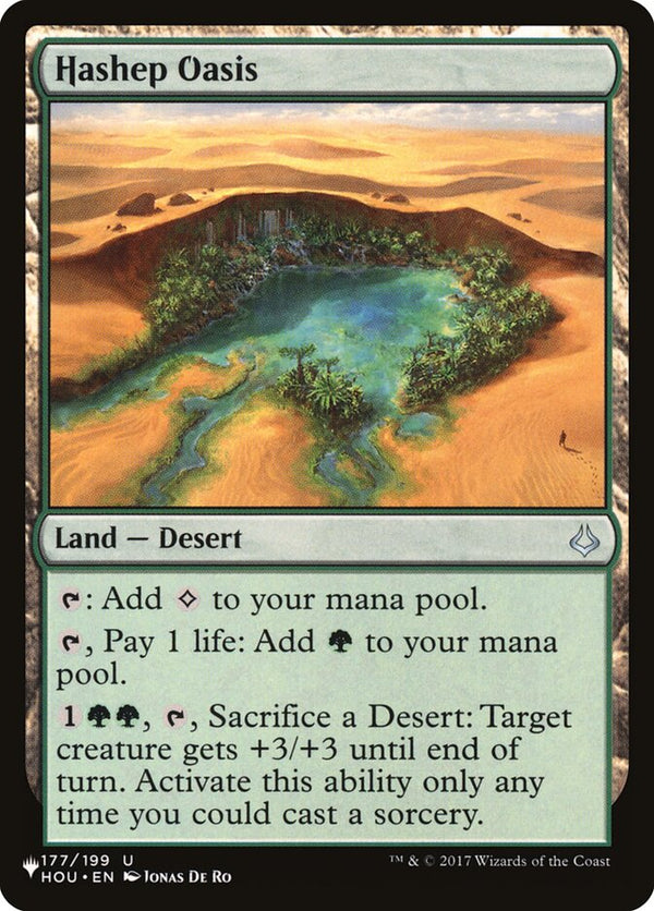 Hashep Oasis - Magic: The Gathering