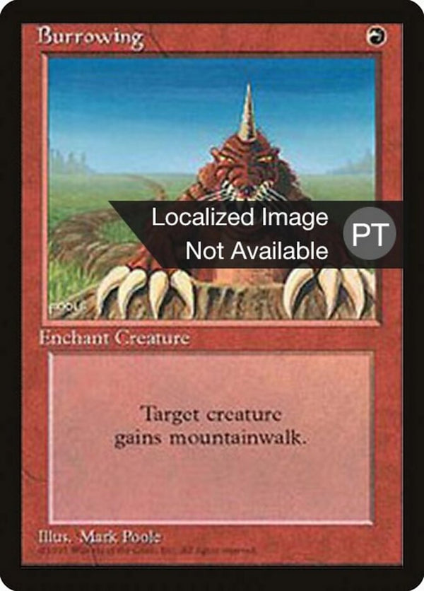 Burrowing - Magic: The Gathering