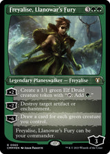 Freyalise, Llanowar's Fury (Foil Etched) - Magic: The Gathering