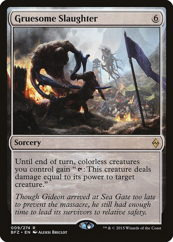 Gruesome Slaughter - Magic: The Gathering