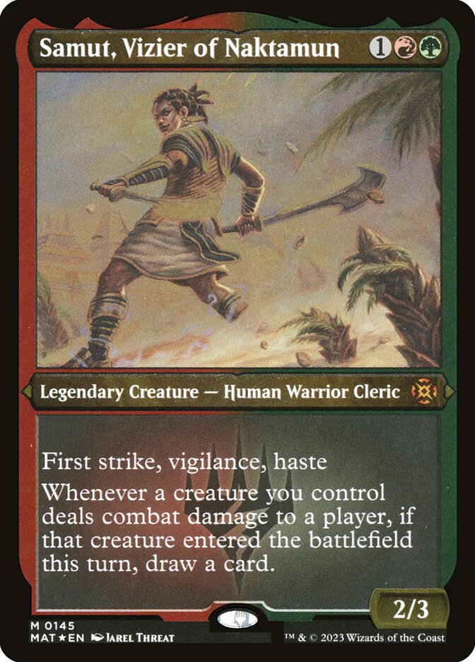 Samut, Vizier of Naktamun (Foil Etched)