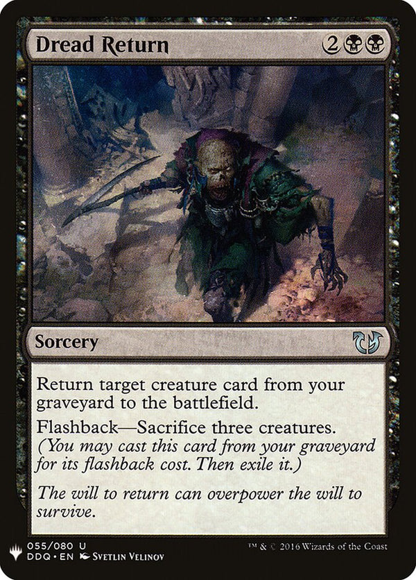 Dread Return - Magic: The Gathering