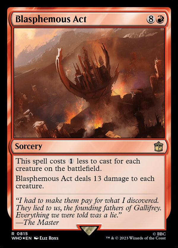 Blasphemous Act (Surge Foil) - Magic: The Gathering