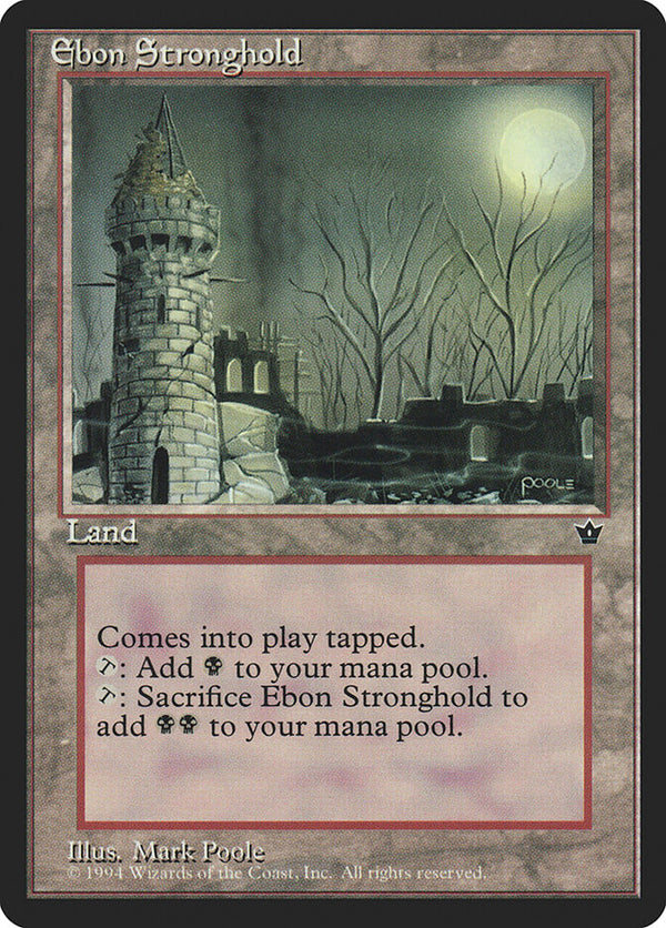 Ebon Stronghold - Magic: The Gathering