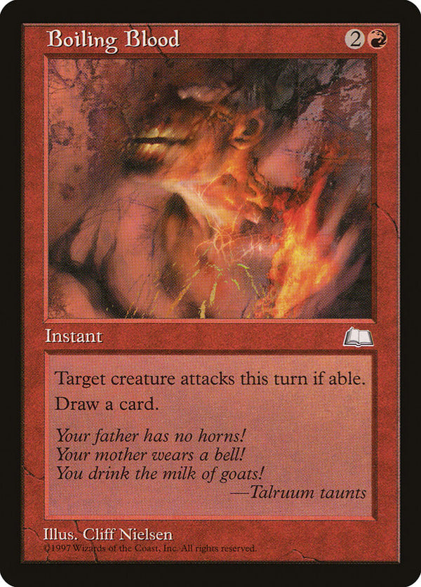 Boiling Blood - Magic: The Gathering