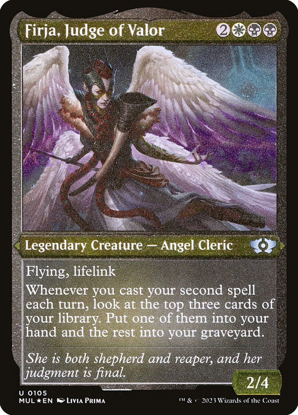 Firja, Judge of Valor (Foil Etched) - Magic: The Gathering