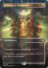 Anthem of Champions (Borderless) (Mana Foil) - Magic: The Gathering