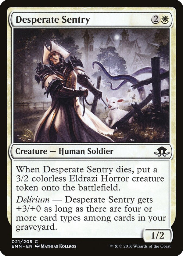 Desperate Sentry - Magic: The Gathering