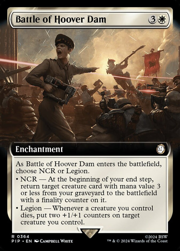 Battle of Hoover Dam (Extended Art) - Magic: The Gathering
