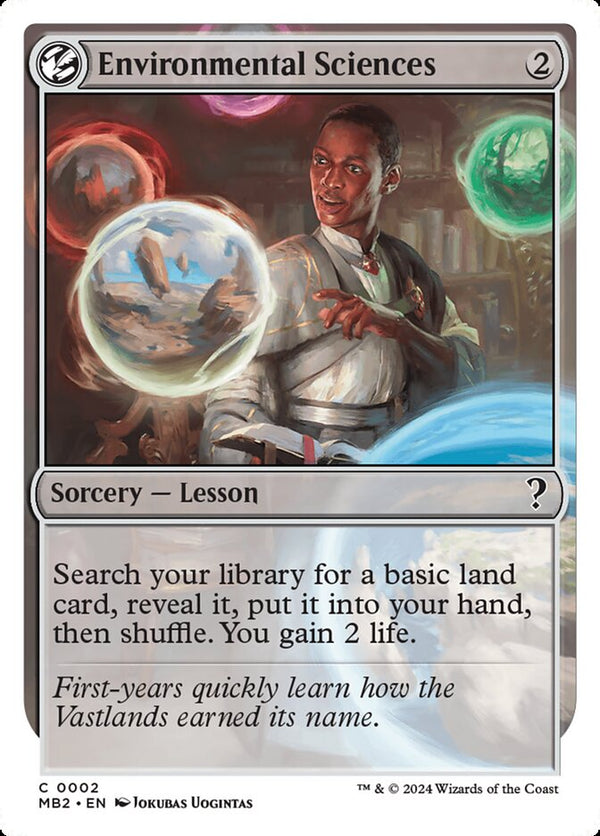 Environmental Sciences (White Border) - Magic: The Gathering