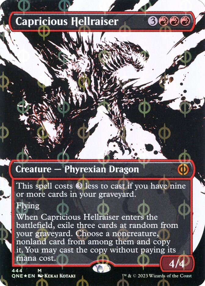 Capricious Hellraiser (Showcase) (Step-and-Compleat Foil)