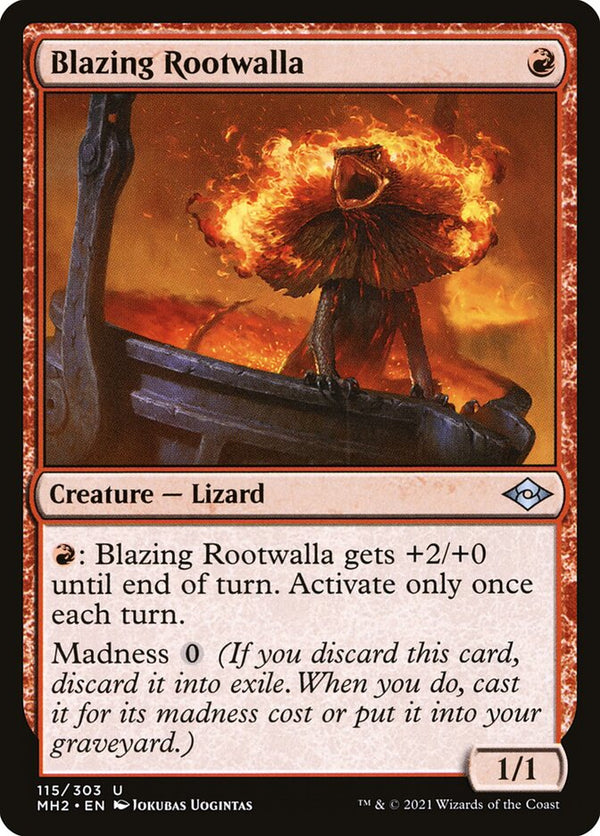 Blazing Rootwalla - Magic: The Gathering