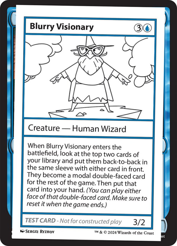 Blurry Visionary - Magic: The Gathering